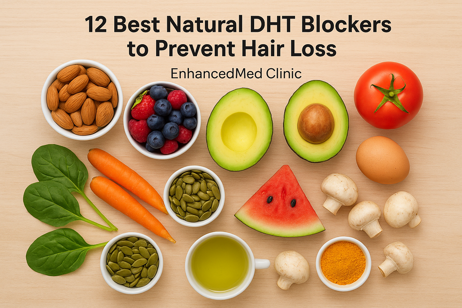 12 Best Natural DHT Blockers That Help Prevent Hair Loss